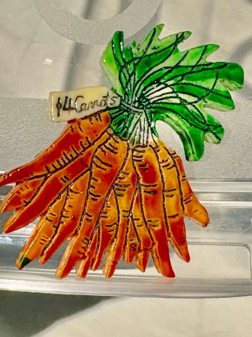 Vintage Carrot Brooch